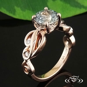 Rose Gold ring 74138