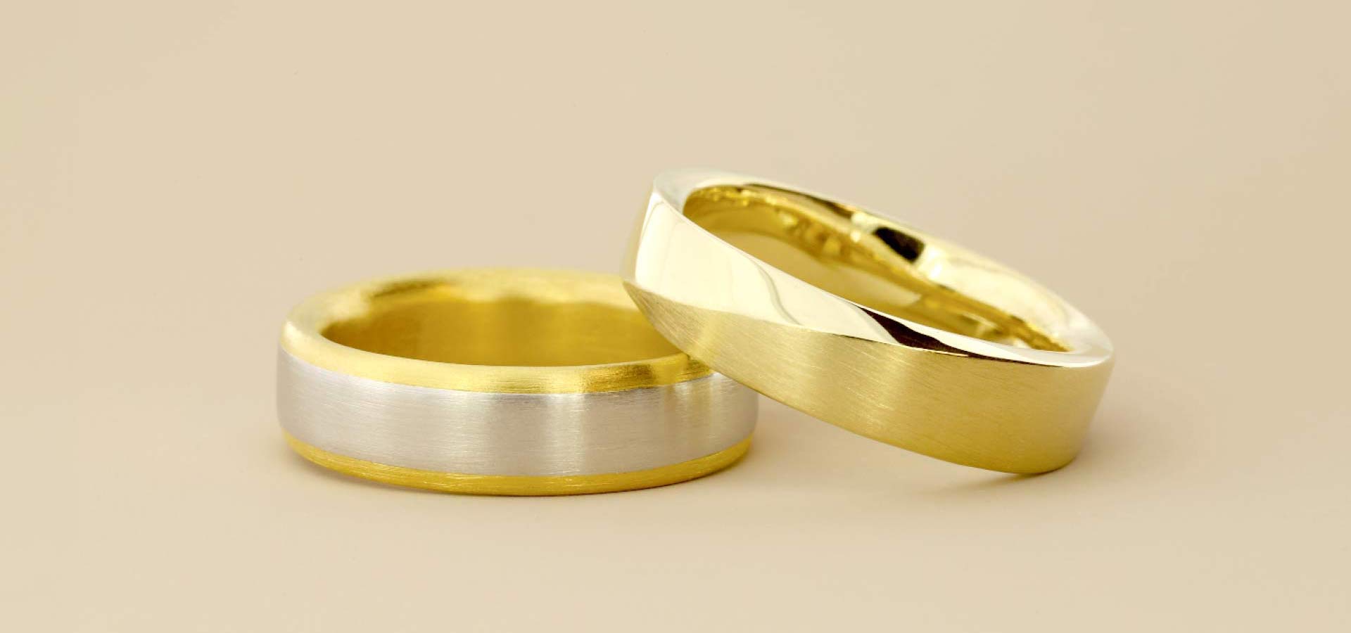 Modern wedding band